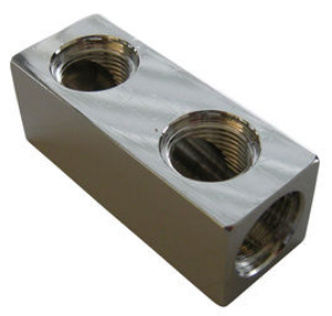 Bild von TKM Brücken TKM, mit Achsmass, passend mit Einschraubnippel Euro B / TP4000, mit seitlichem Anschluss, Achsmass 35 mm, Anschluss Innengewinde 3/8 ", Art.Nr. :10346343