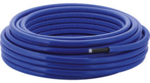 Bild von Geberit Mepla Metallverbundrohr, rund vorgedämmt blau, Rollenware: d=20mm, Dämmung=6mm, L=50m, Art.Nr. :602.132.00.2
