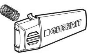 Bild von Bedientasten GEBERIT für Rohrschaber, Art.Nr. :244.217.00.1