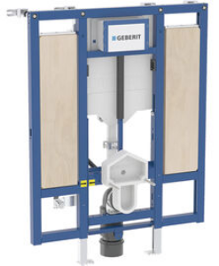 Bild von Geberit Duofix Element für Wand-WC, 112 cm, mit Sigma Unterputzspülkasten 12 cm, barrierefrei, WC hö, Art.Nr. :111.904.00.6