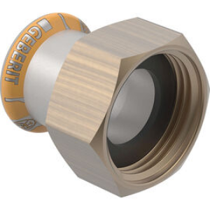 Bild von Geberit Mapress Therm Übergang mit Überwurfmutter: d=15mm, di=10mm, G=1/2", Art.Nr. :45042