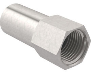 Bild von Geberit Mapress Therm Übergang mit Innengewinde und Einschubende: d=15mm, Rp=1/2", Art.Nr. :40932