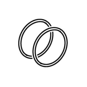 Bild von O-Ring-Set, zu Geberit Mapress Verschraubungen konisch dichtend (2 St.): HNBR G1 1/8", Art.Nr. :242.521.00.1