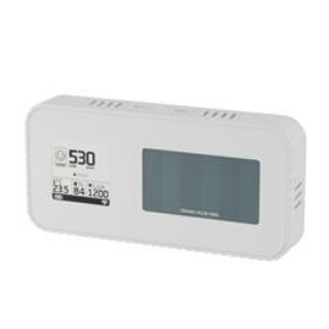 Picture of Siemens - Drahtloser Raumfühler, Display Eco, LoRaWAN, Temperatur, Feuchte & CO2, Art.Nr. :QPA2822.EU