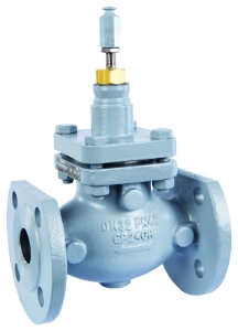 Bild von Honeywell Resideo - Zweiwegeventil DF-D, Stahlguss, PN40, Flansch DN15, kvs 0,63, Sicherheitsventil, Art.Nr.: DF15D0.63-SV